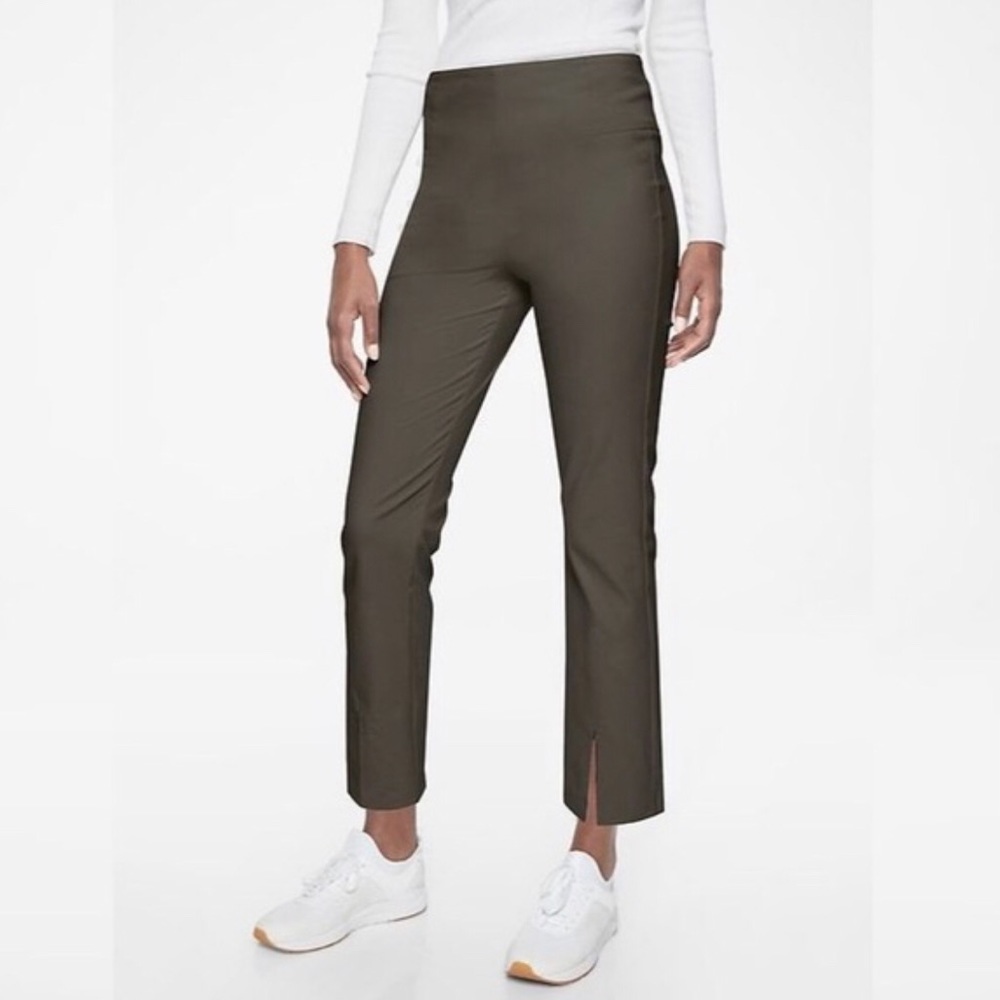 Athleta Women's Straight Leg Pants - Olive